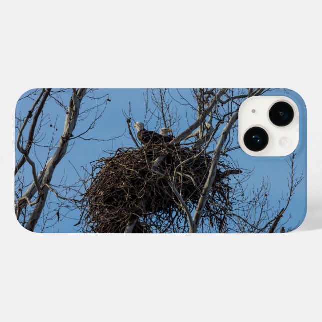 Dubbla Eagle Trouble iphone case (Baksida (horisontell))