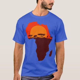 Dubbla Exposure Art Afrika Safari Funny Gift Idea T Shirt