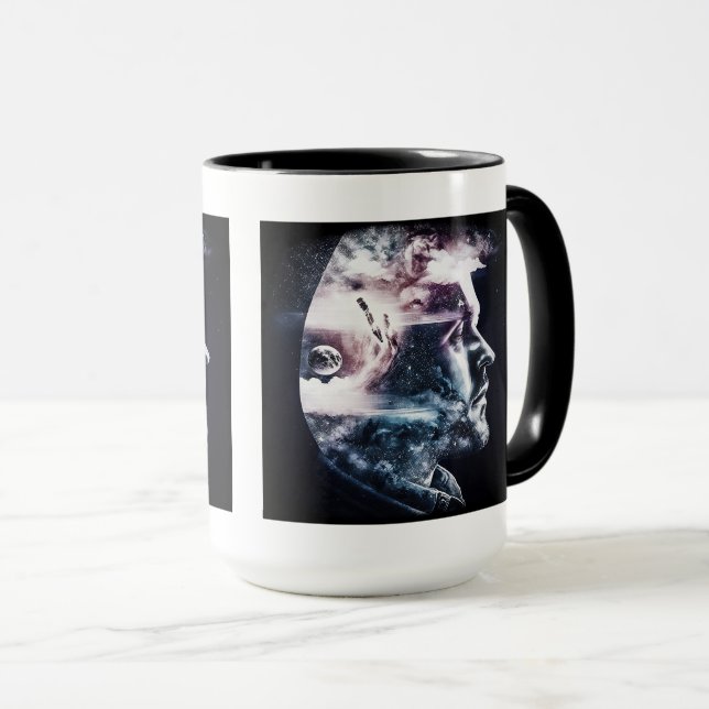 Dubbla Exposure Man Combo Mugg, 15 oz Mugg (Framsida höger)