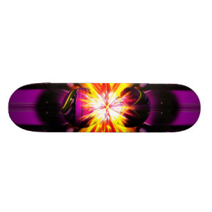 Dubbla får effekt old school skateboard bräda 18 cm