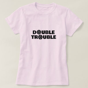 DUBBLA-FELBJEKG-T-skjortor för lagspelare T Shirt