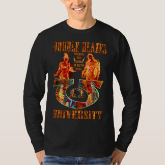 Dubbla flammar universiteten MMXIX T Shirt