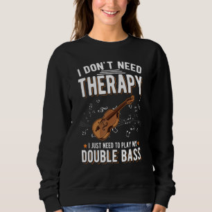 Dubbla för basterapi för dubbla Bass Player 1 T Shirt
