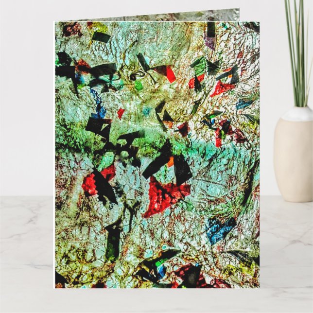 Dubbla för mappat gratulationskort, vit struktur-a kort (Framsida)