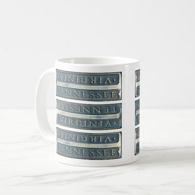 Dubbla för State Street Marker-sida Kaffemugg (Framsida vänster)