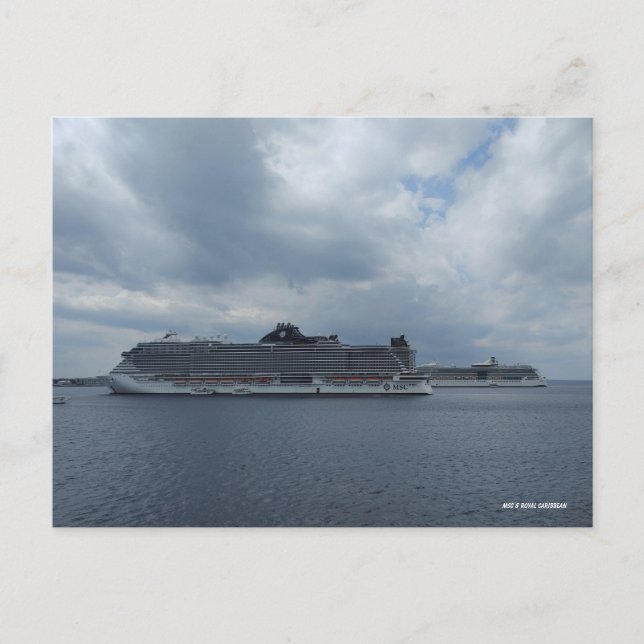 Dubbla förankrad i Paradise Vykort (Framsida)