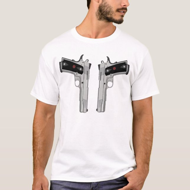 Dubbla fredsteckenvapen t-shirt (Framsida)