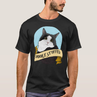 Dubbla-fylld Oreo Tuxedo-katt T Shirt