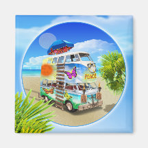 Dubbla Groovy Refrigerator Magnet