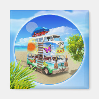 Dubbla Groovy Refrigerator Magnet