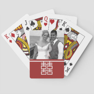 Dubbla Happity Chinese Bröllop Casinokort