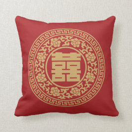 Dubbla Happity Chinese Pillow Kudde