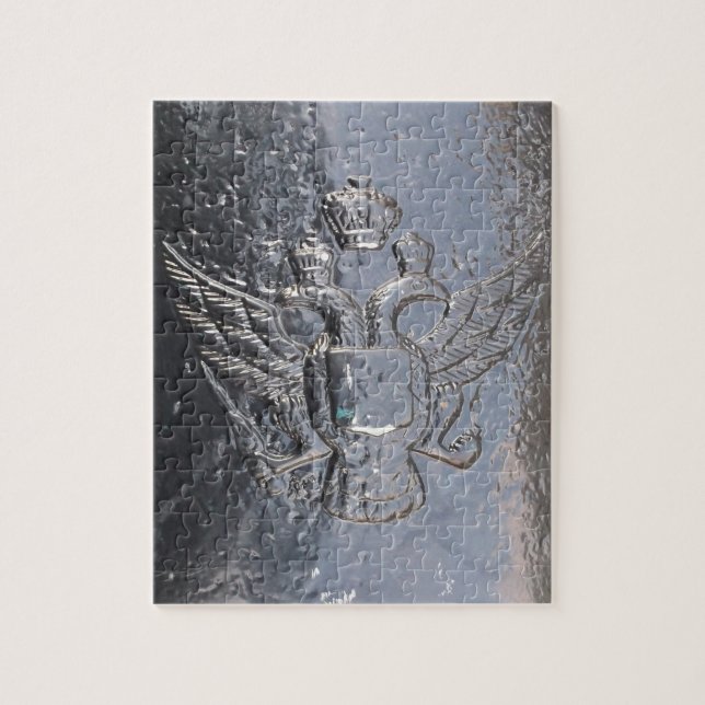 Dubbla-Headed Eagle på Cannon Pussel (Vertikal)