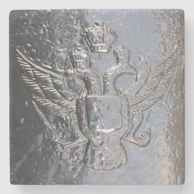 Dubbla-Headed Eagle på Cannon Stenunderlägg (Framsidan)