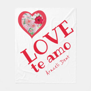 Dubbla Heart Fleecefilt