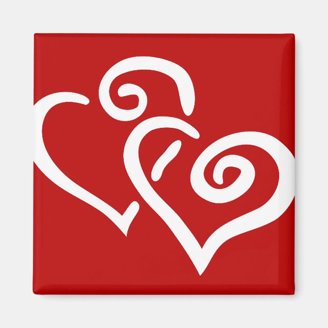 Dubbla Heart Magnet (Framsidan)
