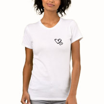 Dubbla Heart T-Shirt by Posh Little Finds