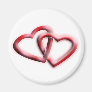 Dubbla Heart Valentines Day Gift Magnet