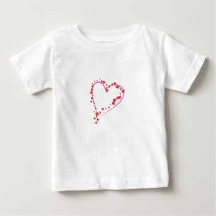 Dubbla Hearter - Spädbarn Shirt Tee Shirt