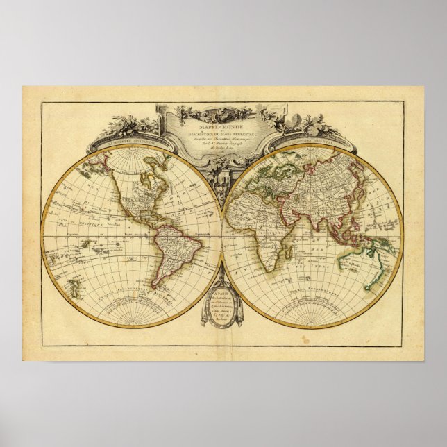 Dubbla Hemisphere Poster (Framsidan)