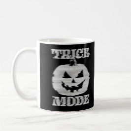 Dubbla i trikåläge Sided Glitchy Pumpkin Kaffemugg