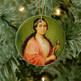 Dubbla Image St. Apollonia (BLA 001) Ceramic Julgransprydnad Keramik