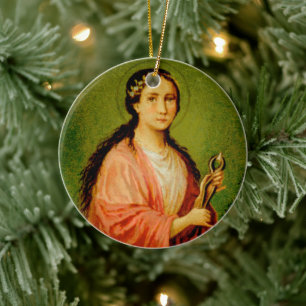 Dubbla Image St. Apollonia (BLA 001) Ceramic Julgransprydnad Keramik