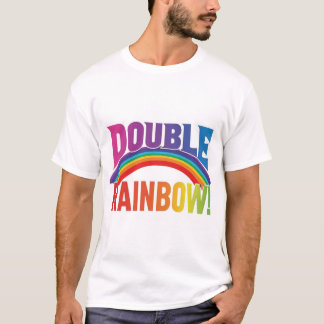 Dubbla Joy: Dubbla Rainbow! T Shirt