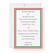 Dubbla - Jultrim - Bröllopsinbjudan - 5 x 7