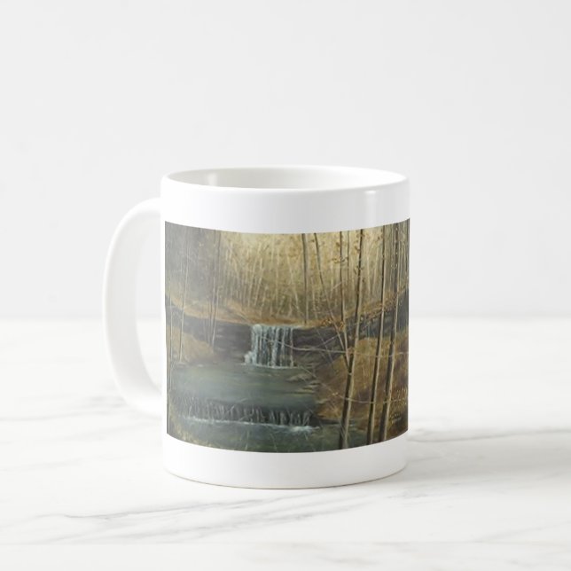 "DUBBLA KERNENS FALLS" KAFFEMUGG (Framsida vänster)