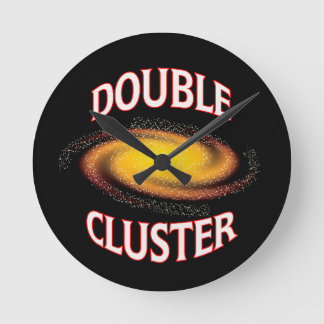 DUBBLA-KLUSTER RUND KLOCKA
