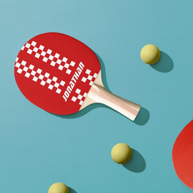 Dubbla Kontrollerad Rand i Färg i namn Anpassnings Pingisracket (Skapare uppladdad)