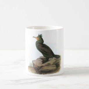 Dubbla-krönad Cormorant vid Audubon Kaffemugg
