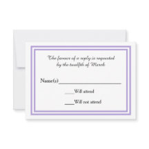 Dubbla Lavender Trim - OSA kort