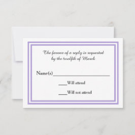 Dubbla Lavender Trim - OSA kort