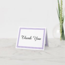 Dubbla Lavender Trim - Tack Kort