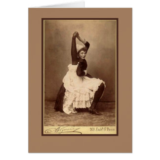 Dubbla Ledd Circus-utförare på kort