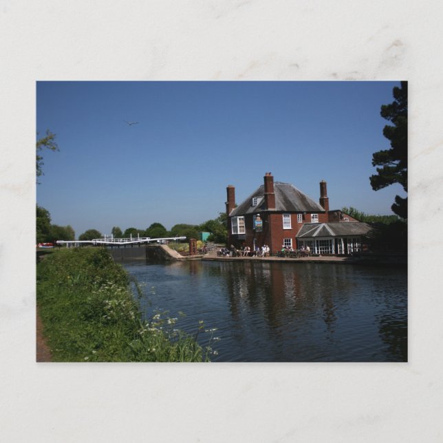 Dubbla Locks Inn, Exeter, Devon, UK Vykort (Framsida)