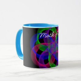 Dubbla Loop Geometric Math Art Coffee Mugg