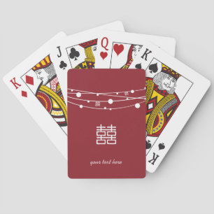 Dubbla - lyckomönster - anpassa uppspelningskort casinokort