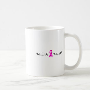 Dubbla Mastectomy Scar Bröstcancer överlevande Kaffemugg