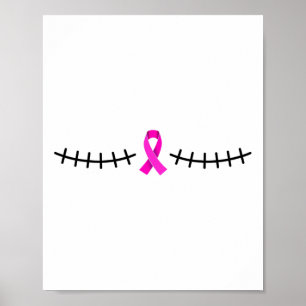 Dubbla Mastectomy Scar Bröstcancer överlevande Poster