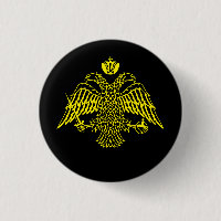 Dubbla med Eagle Byzantine och Christian Emblem B