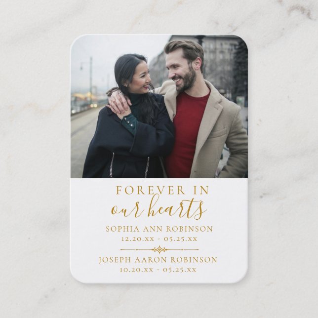 Dubbla Minnesfack för fotopakort för fotopapper i  Visitkort (Framsida)