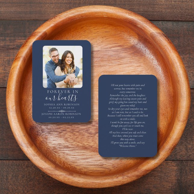 Dubbla Minnesofärgat fotopapperkort Visitkort (Skapare uppladdad)