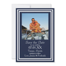 Dubbla Navy Nautical - Spara datum