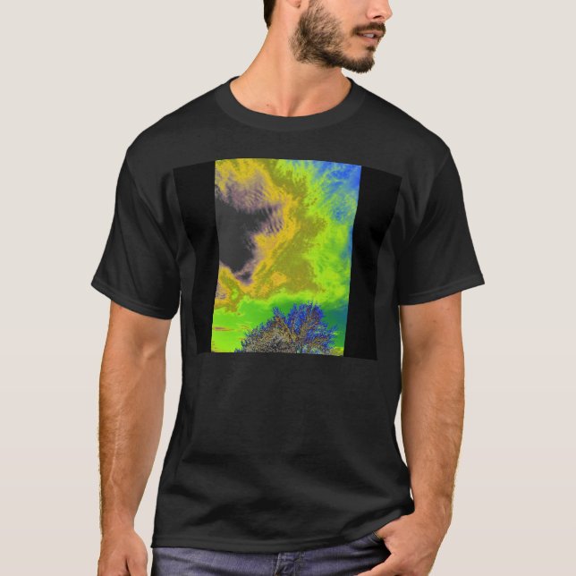 Dubbla negativa Clouds&Treetops av KLM T-shirt (Framsida)