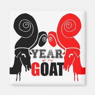 Dubbla Odd Goat Chinese Year Zodiac Birthday M Magnet