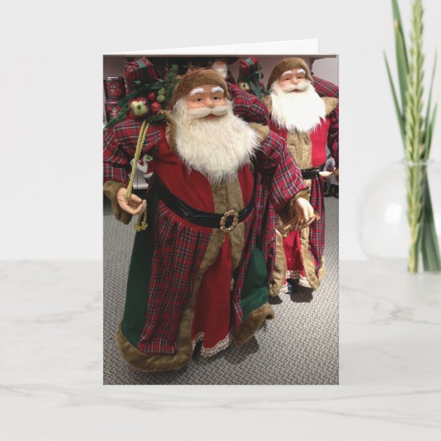 DUBBLA ÖNSKEMÅL FRÅN DUBBLA SANTAS HELGKORT (Framsida)