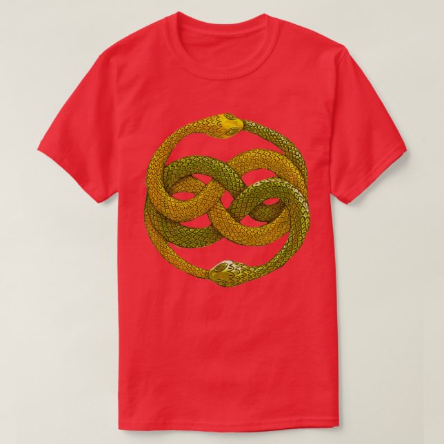 Dubbla Ouroboros Auryn T Shirt (Design framsida)